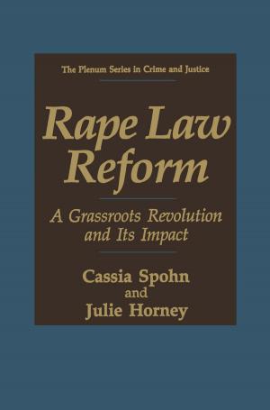 Cover of the book Rape Law Reform by William P. Erchul, Brian K. Martens