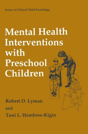 Cover of the book Mental Health Interventions with Preschool Children by 