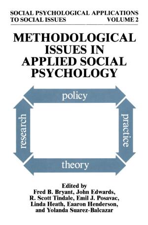 bigCover of the book Methodological Issues in Applied Social Psychology by 