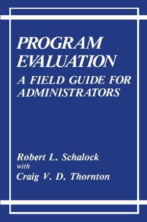 Cover of the book Program Evaluation by Robin Ian MacDonald Dunbar