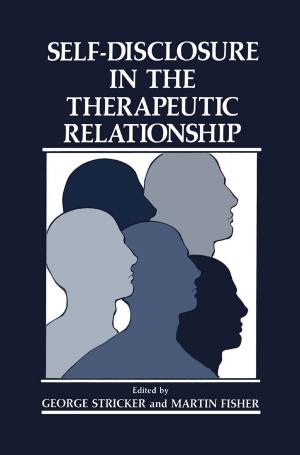 Cover of the book Self-Disclosure in the Therapeutic Relationship by William R. Martin, Glen R. Van Loon, Edgar T. Iwamoto, Layten David