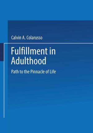 Cover of the book Fulfillment in Adulthood by Douglas E. Ott, Thomas J. Wilderotter