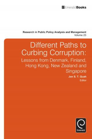 Cover of the book Different Paths to Curbing Corruption by Elias G. Carayannis, Nagy K. Hanna