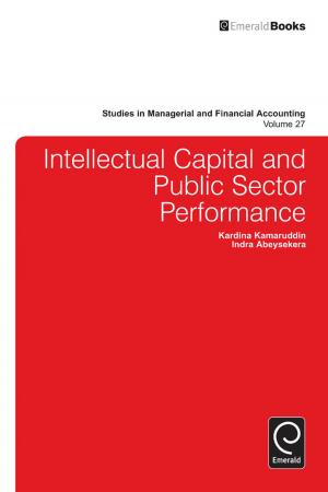 Cover of the book Intellectual Capital and Public Sector Performance by Alexander W. Wiseman