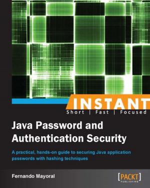 Cover of the book Instant Java Password and Authentication Security by Sandeep Kumar Patel