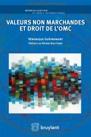 Cover of the book Valeurs non marchandes et droit de l'OMC by Alexis Fournol