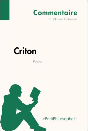 Cover of the book Criton de Platon (Commentaire) by Natacha Cerf, lePetitPhilosophe.fr