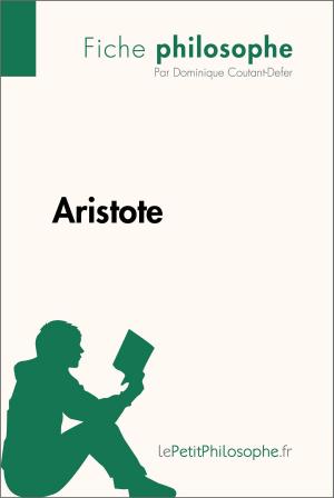 Cover of the book Aristote (Fiche philosophe) by Natacha Cerf, lePetitPhilosophe.fr