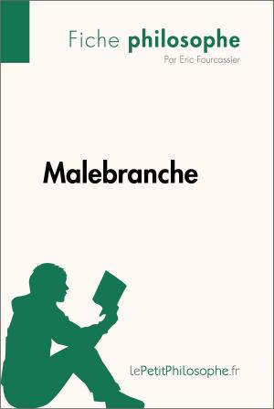 Cover of the book Malebranche (Fiche philosophe) by Dominique Coutant-Defer, lePetitPhilosophe.fr