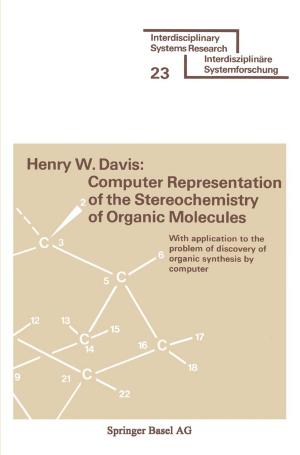 Cover of the book Computer Representation of the Stereochemistry of Organic Molecules by 