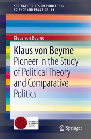 Cover of the book Klaus von Beyme by Craig S. Brantley, Catherine Dickson