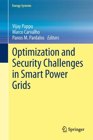 Cover of the book Optimization and Security Challenges in Smart Power Grids by Jiaxing Liu