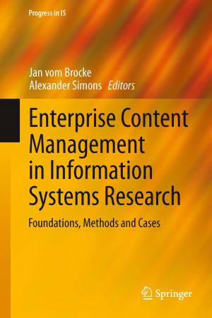 Cover of the book Enterprise Content Management in Information Systems Research by Bernd Schaefer