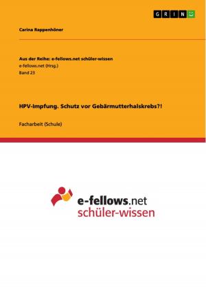 Cover of the book HPV-Impfung. Schutz vor Gebärmutterhalskrebs?! by Hureyre Kam