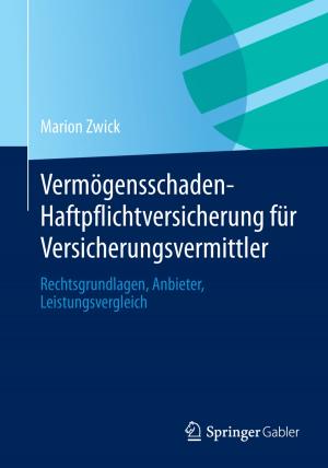 Cover of the book Vermögensschaden-Haftpflichtversicherung für Versicherungsvermittler by Marcus Bölz
