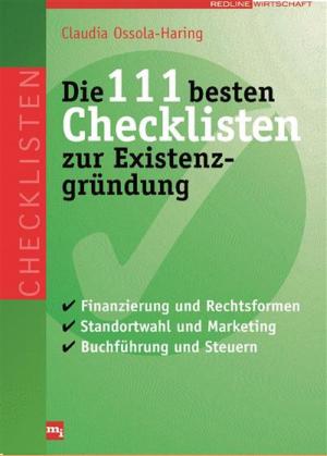 Book cover of Die 111 besten Checklisten zur Existenzgründung