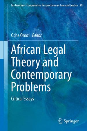 Cover of the book African Legal Theory and Contemporary Problems by 