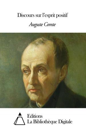 Cover of the book Discours sur l’esprit positif by Emile Montégut