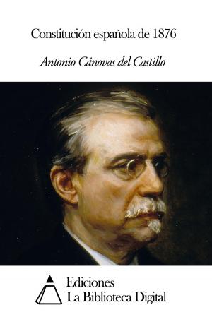 Cover of the book Constitución española de 1876 by José Martí