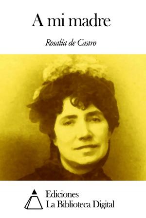 Cover of the book A mi madre by Horacio Quiroga