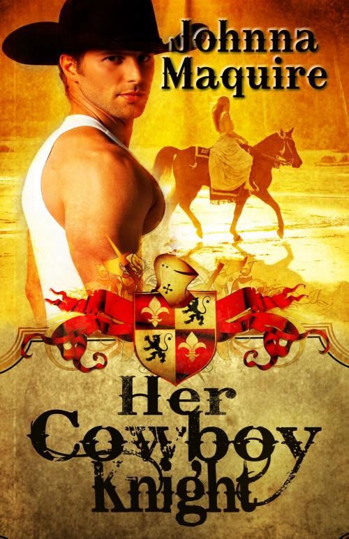 Cover of the book Her Cowboy Knight by Johnna Maquire, Stormy Night Publications