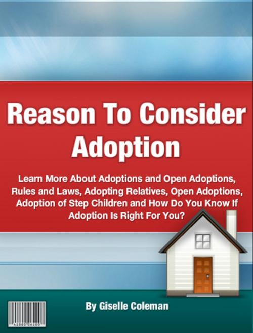 Cover of the book Reason To Consider Adoption by Giselle Coleman, Clinton Gilkie