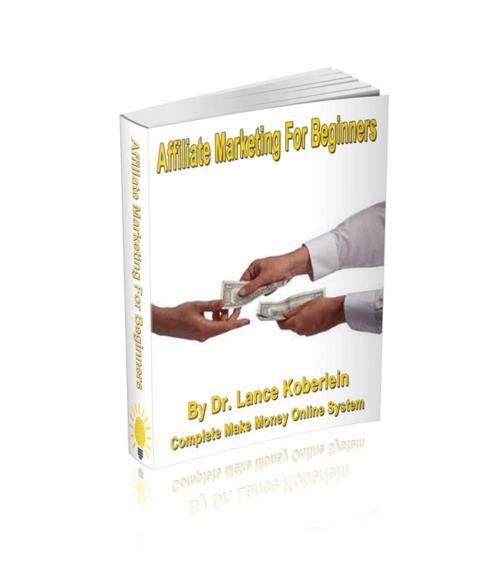 Cover of the book Affiliate Marketing for beginers ! by benoit dubuisson, American editor