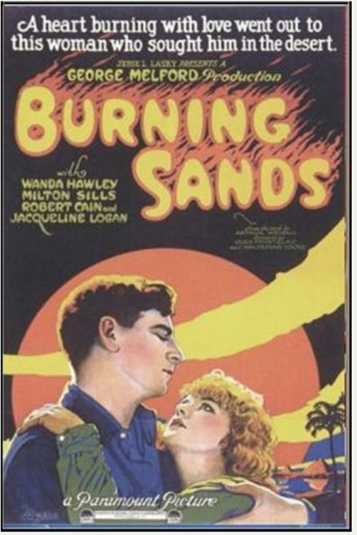 Cover of the book Burning Sands by Arthur E. B. P. Weigall, Classic Adventures