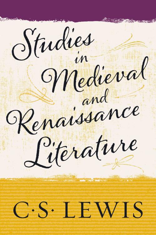 Cover of the book Studies in Medieval and Renaissance Literature by C. S. Lewis, HarperOne
