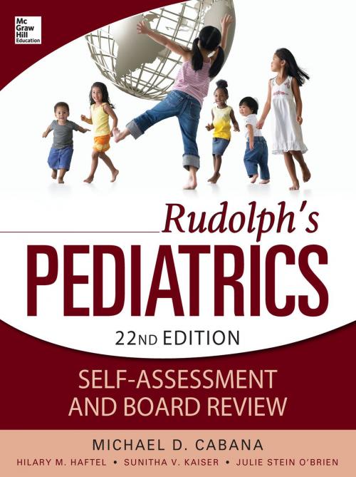 Cover of the book Rudolphs Pediatrics Self-Assessment and Board Review by Michael Cabana, Mcgraw-hill