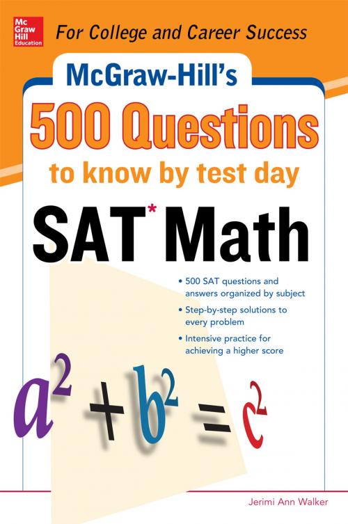 Cover of the book 500 SAT Math Questions to Know by Test Day by Cynthia Johnson, McGraw-Hill Education