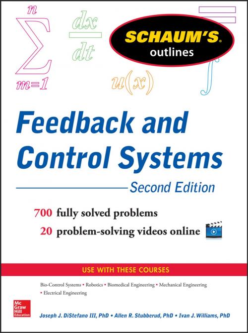 Cover of the book Schaum’s Outline of Feedback and Control Systems, 2nd Edition by Joseph J Distefano, McGraw-Hill Education