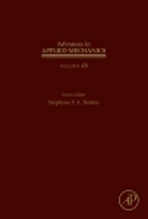 Cover of the book Advances in Applied Mechanics by Stephane P.A. Bordas, Elsevier Science