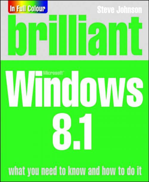 Cover of the book Brilliant Windows 8.1 by Perspection Inc., Mr Steve Johnson, Pearson Education Limited