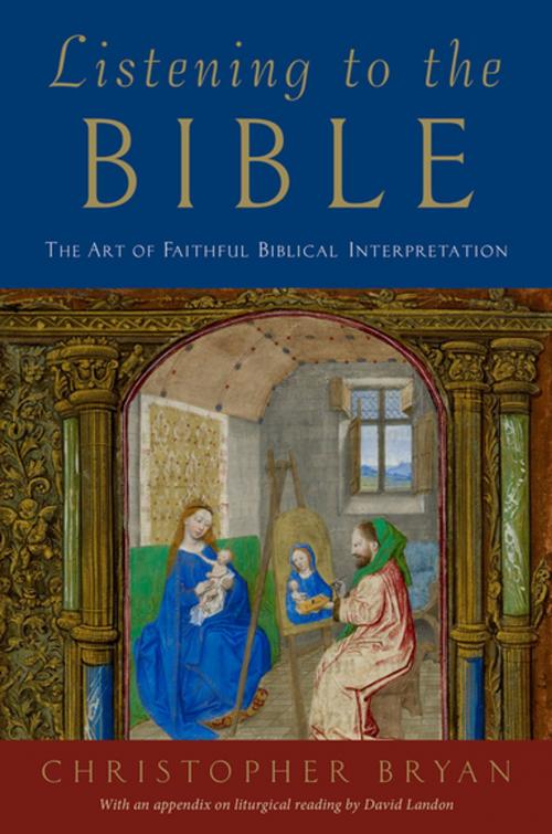 Cover of the book Listening to the Bible by Christopher Bryan, Oxford University Press