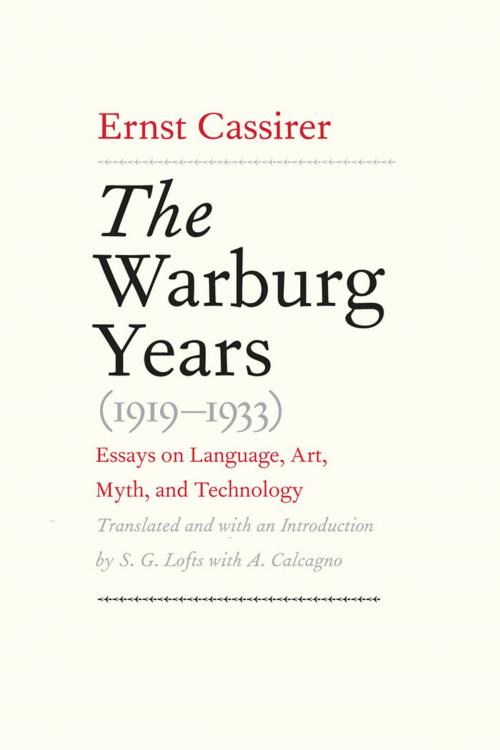 Cover of the book The Warburg Years (1919-1933) by Ernst Cassirer, S. G. Lofts, Yale University Press