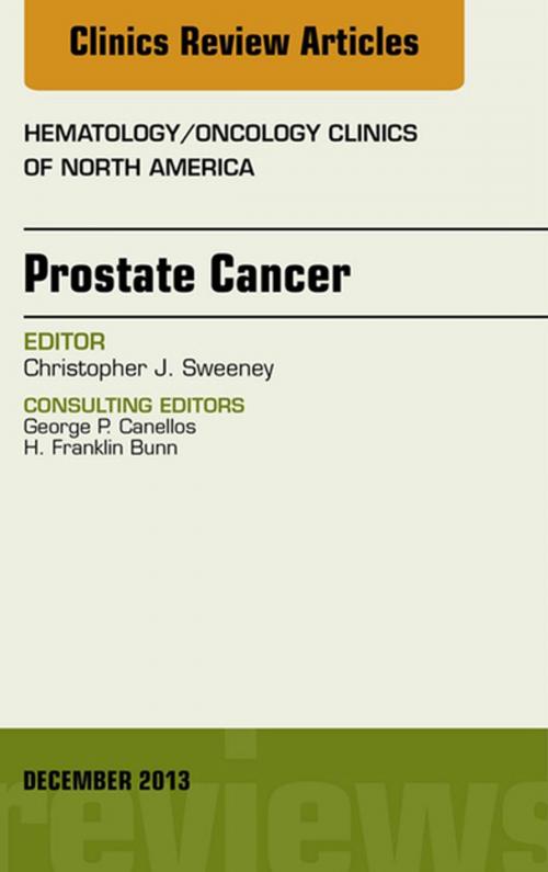 Cover of the book Prostate Cancer, An Issue of Hematology/Oncology Clinics of North America, E-Book by Christopher Sweeney, MBBS, Elsevier Health Sciences