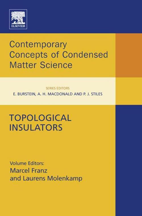 Cover of the book Topological Insulators by Marcel Franz, Laurens Molenkamp, Elsevier Science
