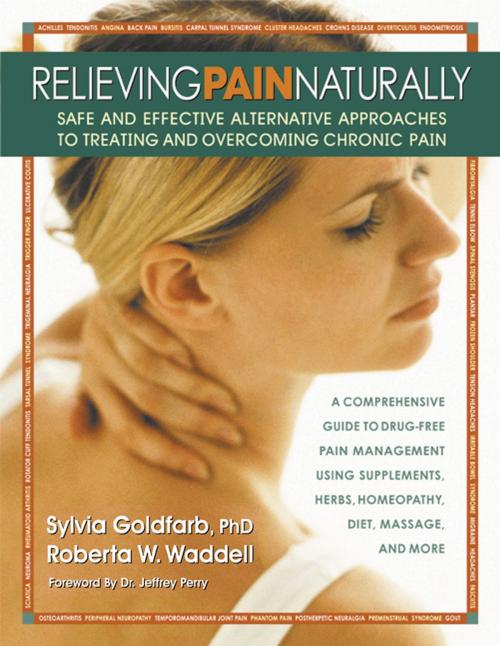 Cover of the book Relieving Pain Naturally by Sylvia Goldfarb, Roberta W. Waddell, Square One Publishers