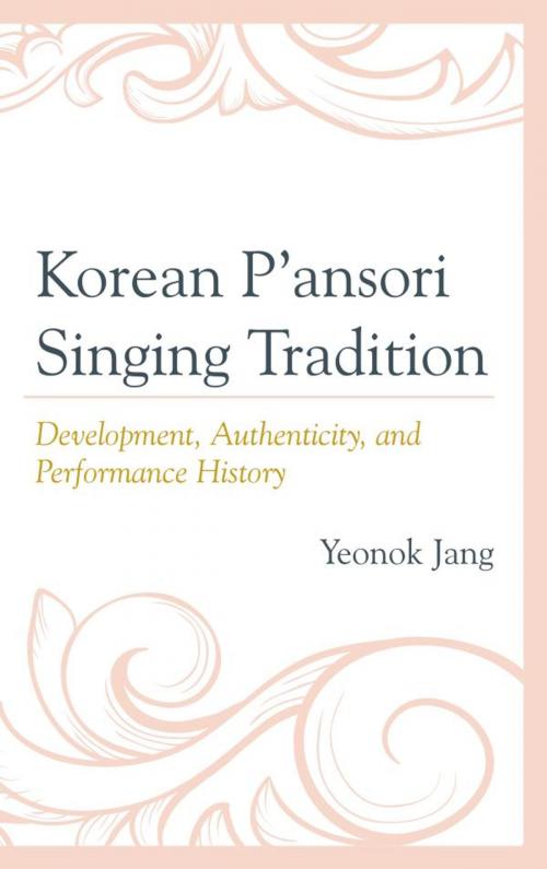 Cover of the book Korean P'ansori Singing Tradition by Yeonok Jang, Scarecrow Press