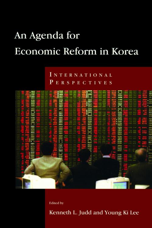 Cover of the book An Agenda for Economic Reform in Korea by Kenneth Judd, Young-Ki Lee, Hoover Institution Press