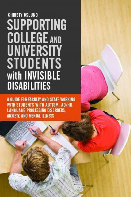 Cover of the book Supporting College and University Students with Invisible Disabilities by Christy Oslund, Jessica Kingsley Publishers