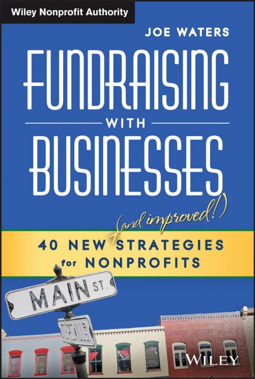 Cover of the book Fundraising with Businesses by Joe Waters, Wiley
