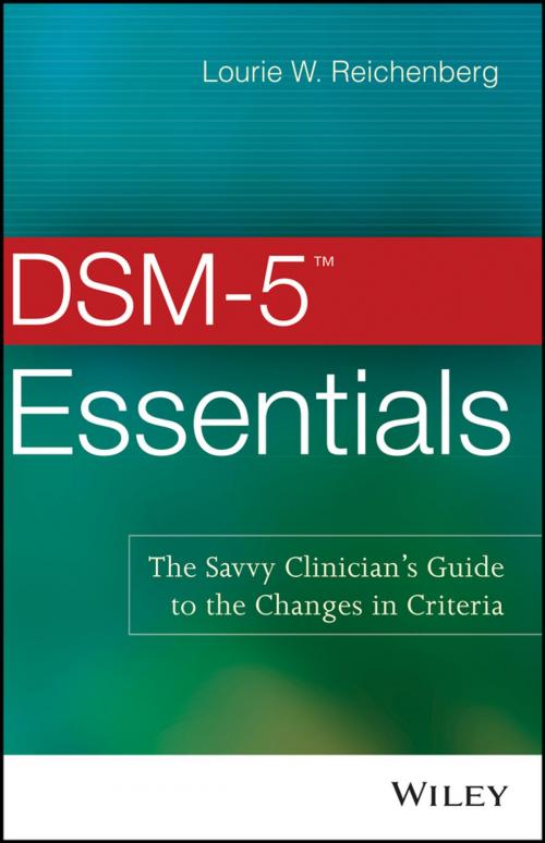 Cover of the book DSM-5 Essentials by Lourie W. Reichenberg, Wiley