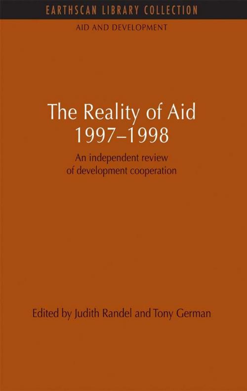 Cover of the book The Reality of Aid 1997-1998 by Judith Randel, Tony German, Taylor and Francis