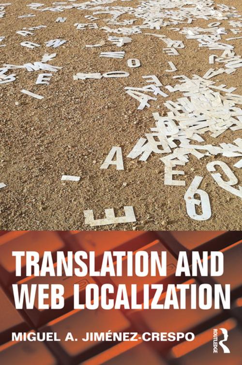 Cover of the book Translation and Web Localization by Miguel A. Jimenez-Crespo, Taylor and Francis