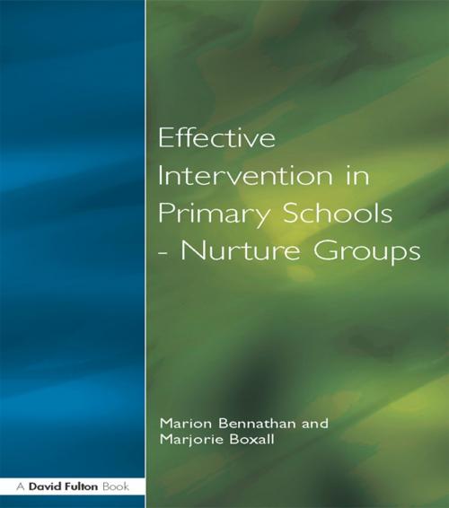 Cover of the book Effect Intervention in Primary School by Marion Bennathan, Baroness Warnock, Marjorie Boxall, Taylor and Francis