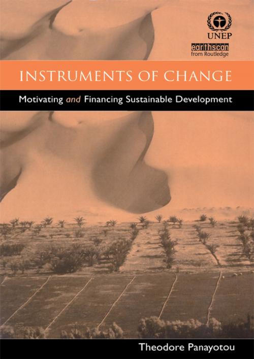 Cover of the book Instruments of Change by Theodore Panayotou, Taylor and Francis