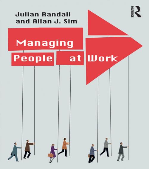 Cover of the book Managing People at Work by Julian Randall, Allan J. Sim, Taylor and Francis