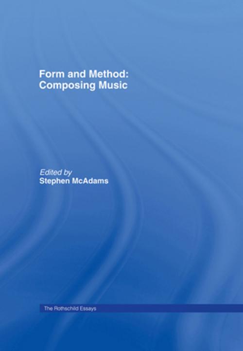 Cover of the book Form and Method: Composing Music by Roger Reynolds, Taylor and Francis